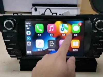 2017款丰田雷凌无线镜像功能详解 如何用苹果手机连接无线CarPlay